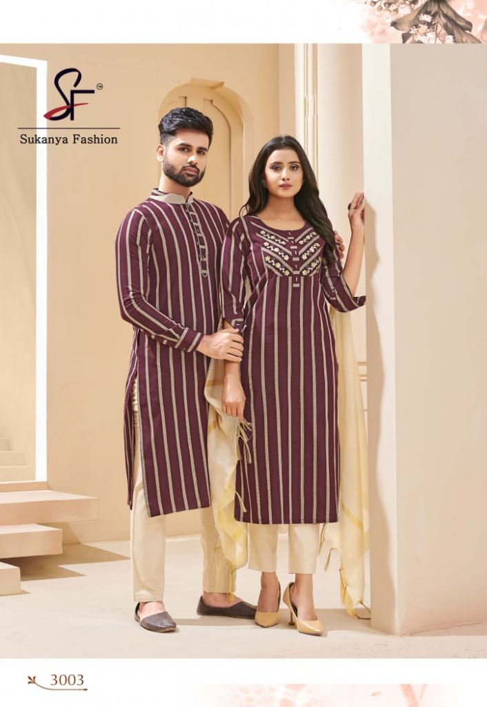 Banwary Royal Couple Vol 3 Latest Designer Combo Of Kurtas & Kurtis online