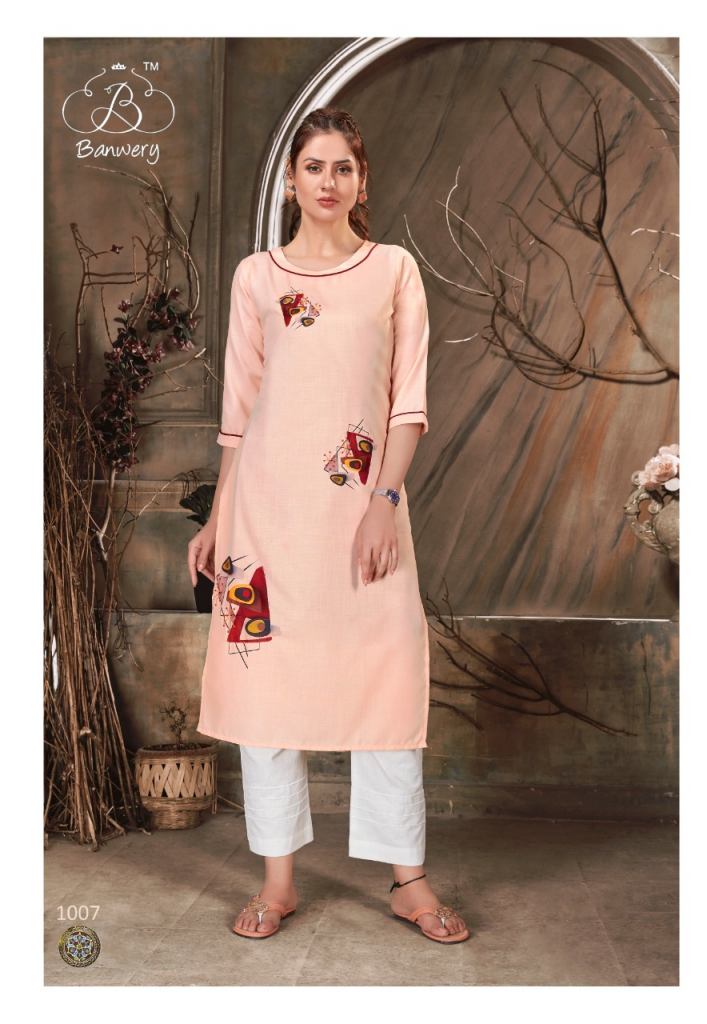 Attractive Trendy Rayon Baby Pink kurti with Dhoti