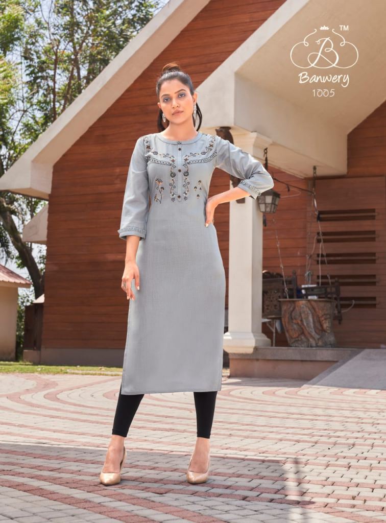 Fashionable Latest Design Regular Wear Khadi Kurti | Latest Kurti Designs