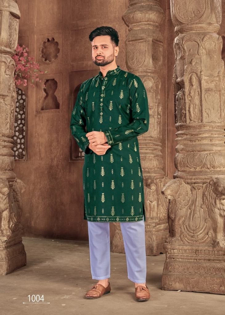 Banwery Royal Men Vol 5 Cotton Kurta With Pajama