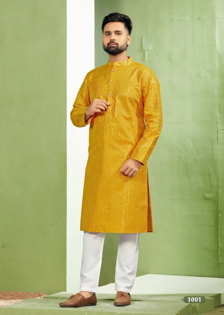 Banwery Royal Men Vol 6 Silk Embroidery Men's Kurta