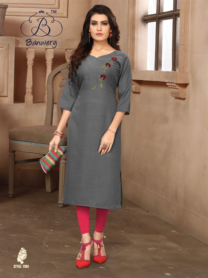 Banwery present Blend  kurtis catalogue