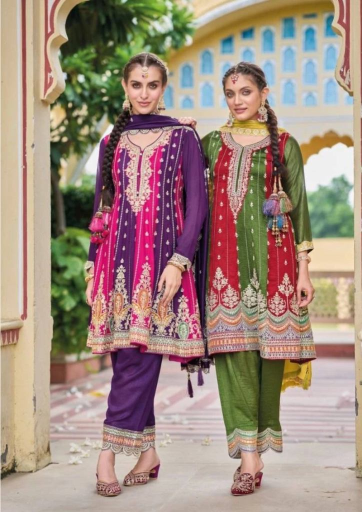 Barbie Vol 2 Silk With Embroidery Designer Salwar Suit 