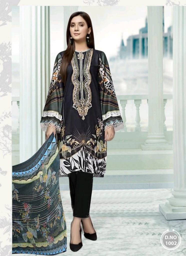 Baroque Lawn Collection 2020  Dress Material 