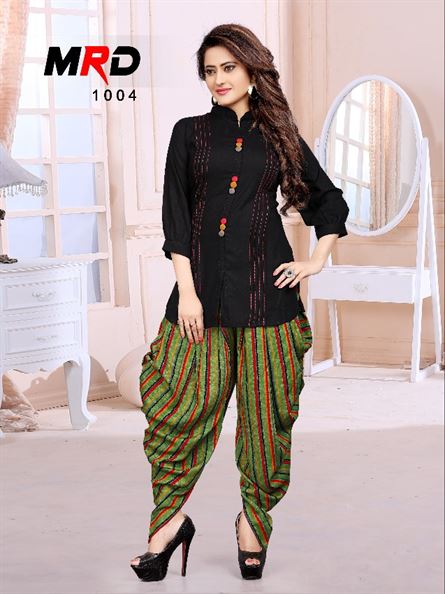 Buy Stylum Womens Printed And Embroidered Rayon Kurti With Dhoti Pant (Set  of 2) online