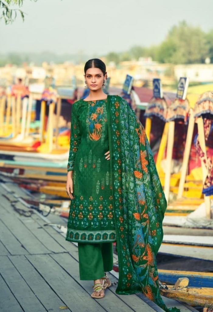 Belliza Aisha Pure Pashmina Digital Printed Designer Dress Material 
