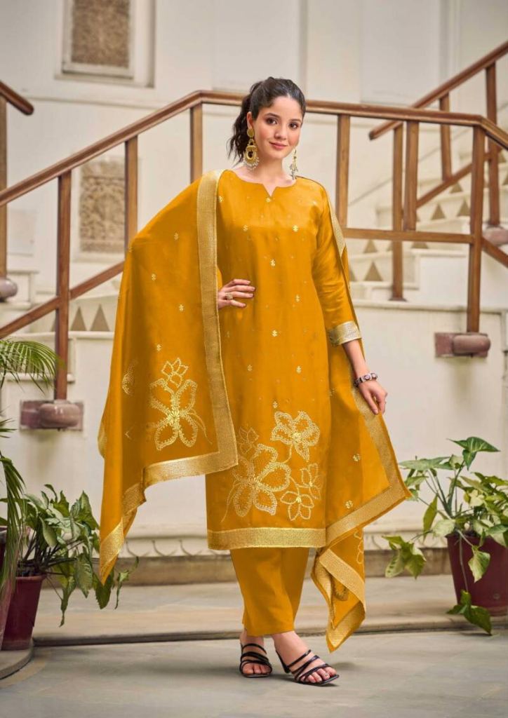 Belliza Anuja Vol 2 Jacquard Dress Material