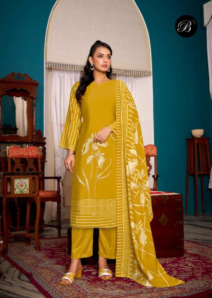 Belliza Betaab Print Designer Dress Material