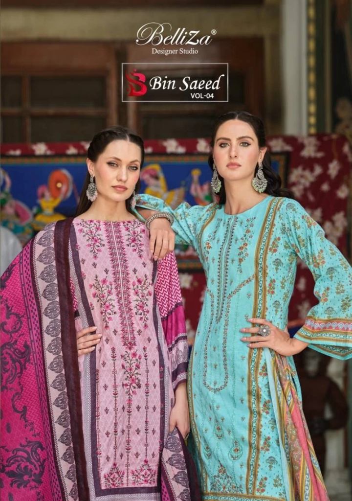 Belliza Bin Saeed Vol 4 Dress Material