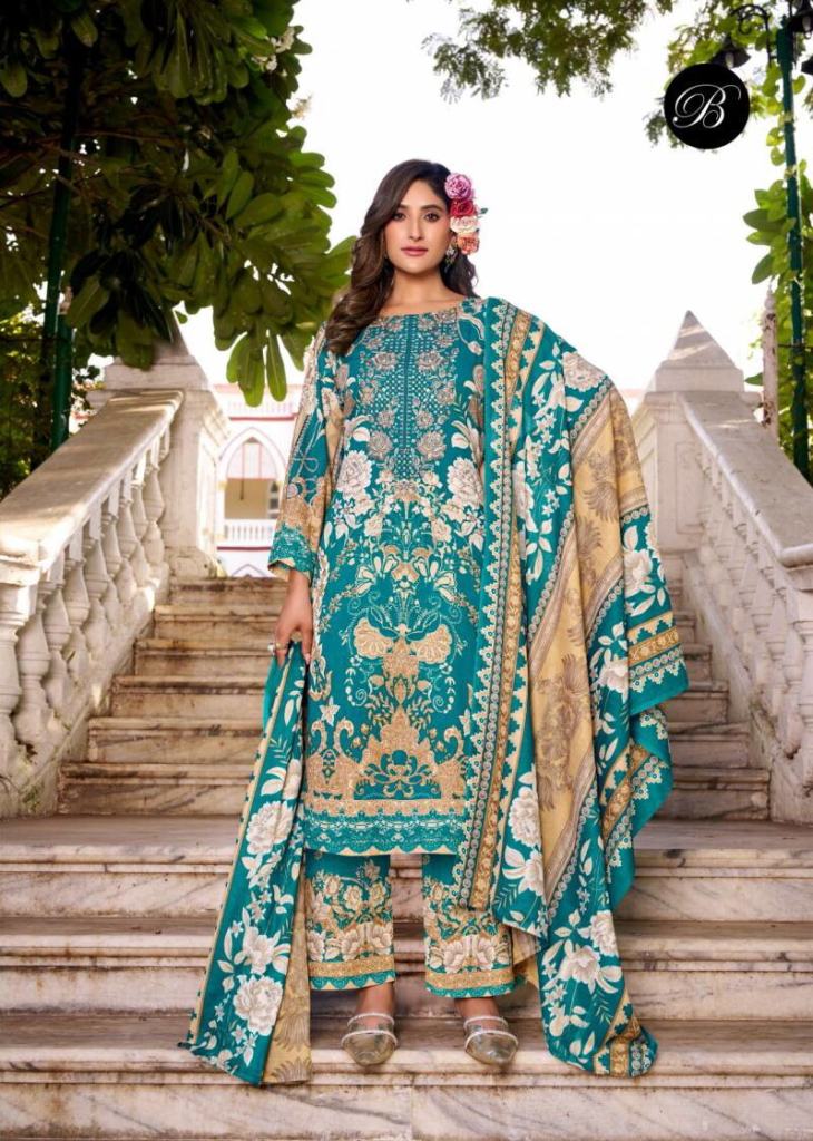 Belliza Dilshad Vol 5 Digital Printed Dress Material