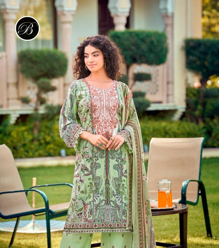 Belliza Dilshad Vol 6 Digital Printed Dress Material