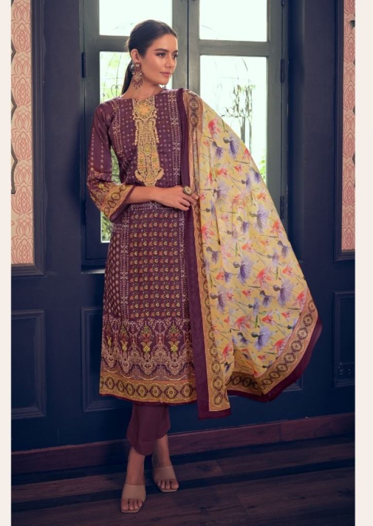 Belliza Gulabo Festive Wear Jam Cotton Dress Material Collection