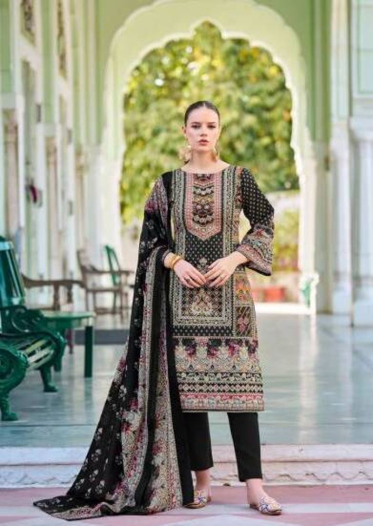 Belliza Haseen 854 Digital Printed Dress Material