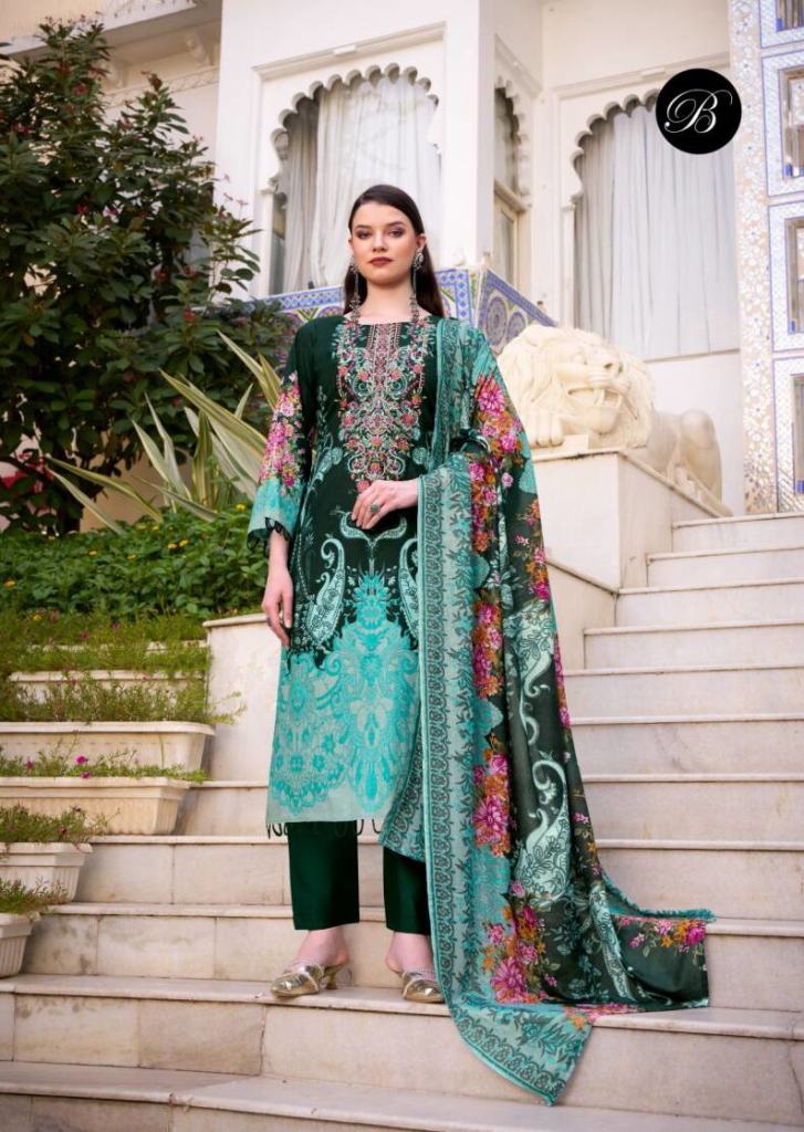 Belliza Naira Vol 122 Digital Print Dress Material