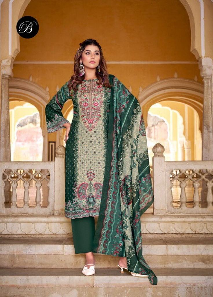 Belliza Naira Vol 124 Printed Dress Material