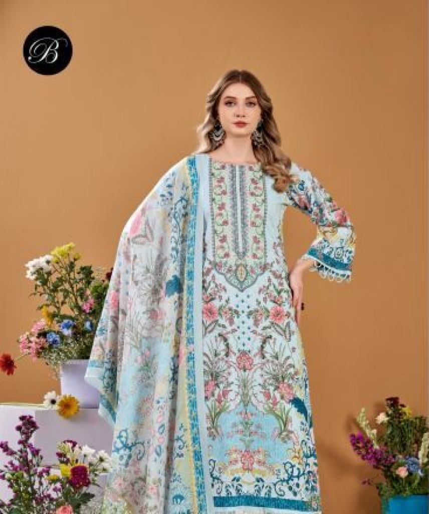 Belliza Naira Vol 151 Digital Print Dress Material