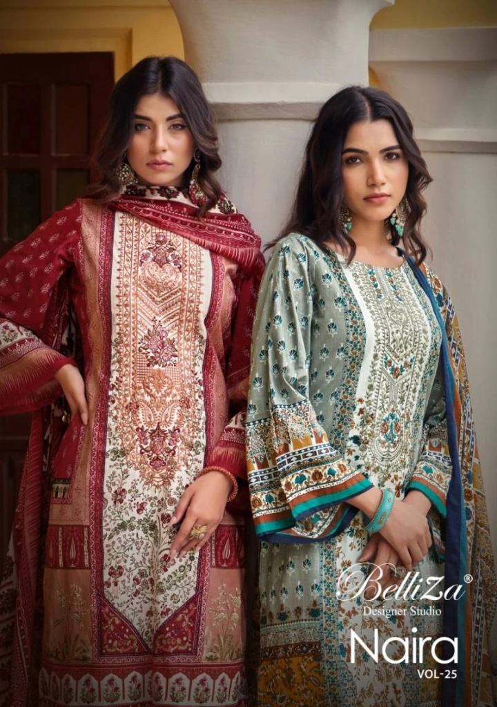 Belliza Naira Vol 25 Digital Printed Dress Material