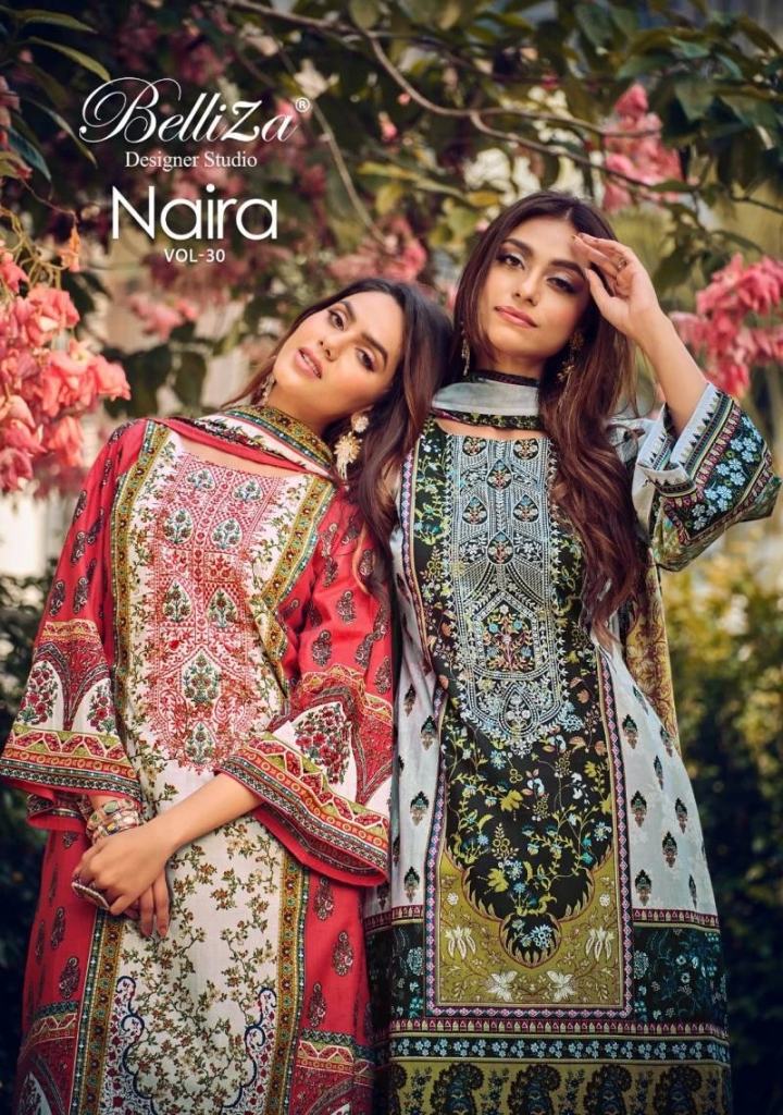 Belliza Naira Vol 30 Premium Designer Dress Material