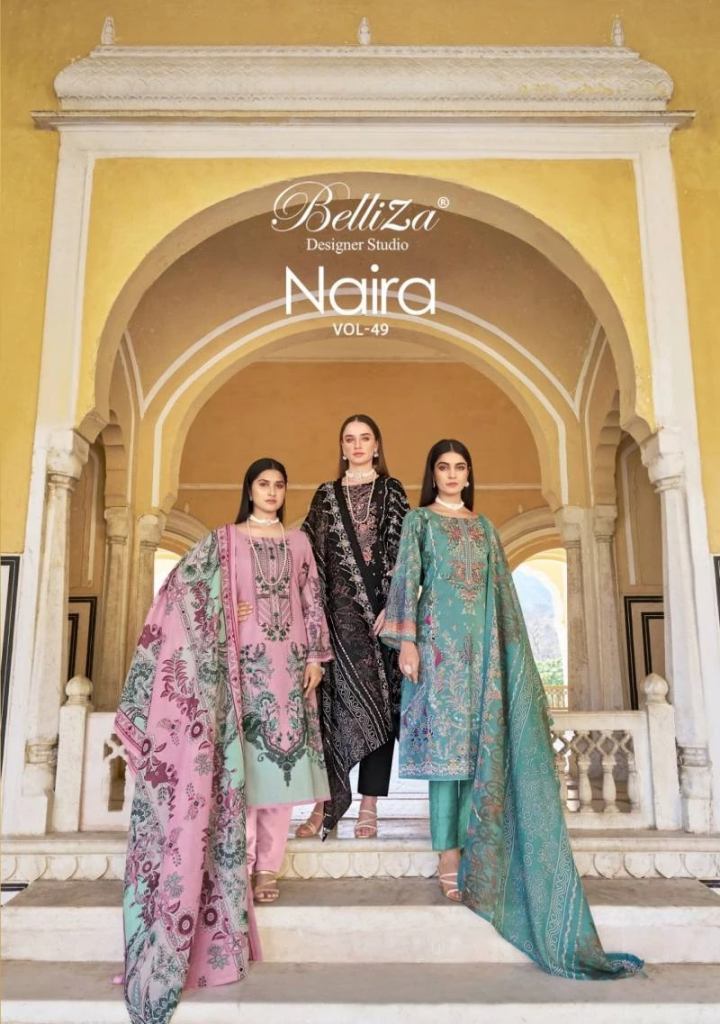 Belliza Naira Vol 49 Dress Material