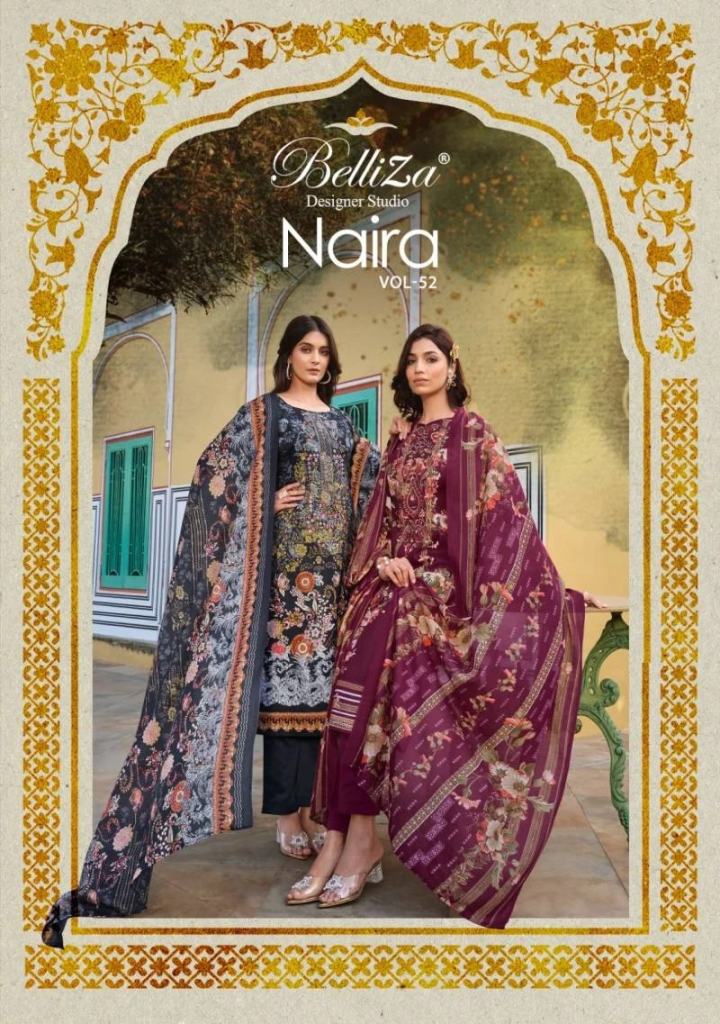 Belliza Naira Vol 52 Dress Material Collection