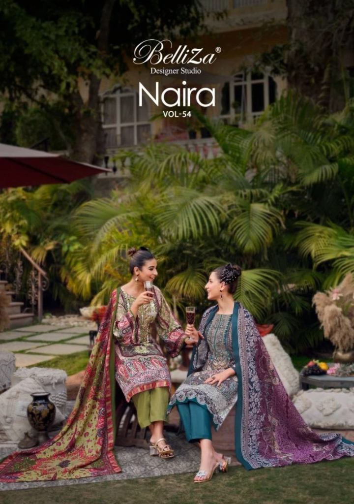 Belliza Naira Vol 54 Dress Material Collection