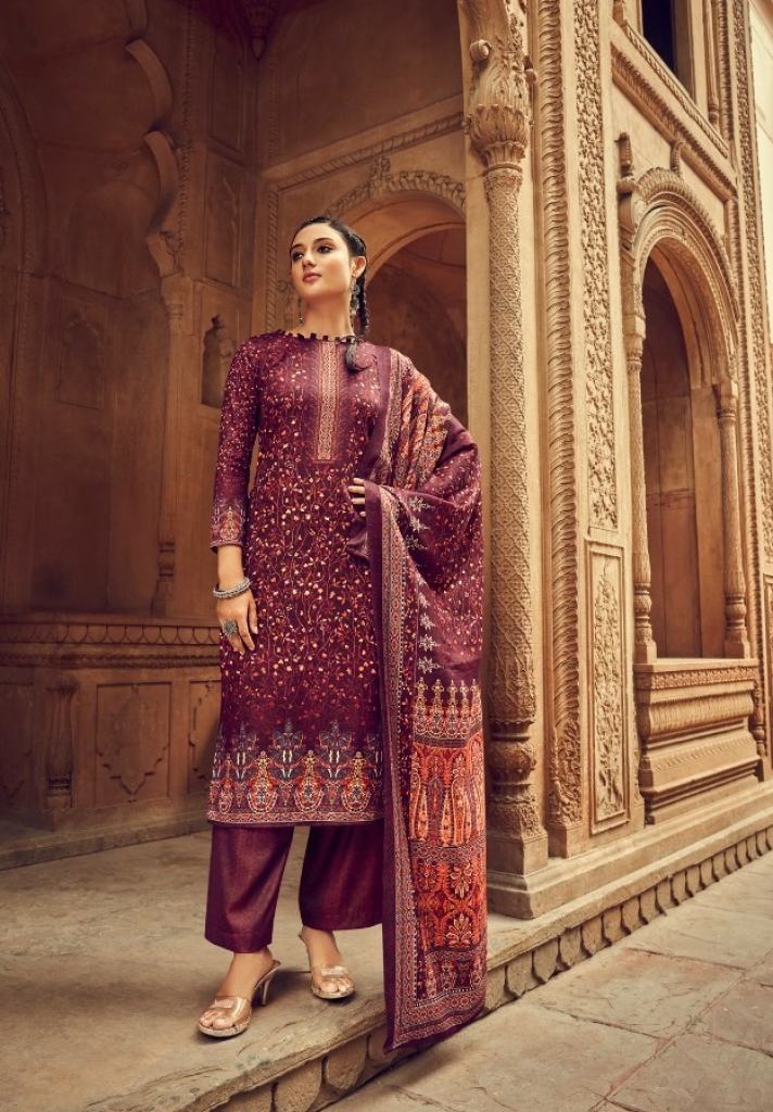 Belliza Nitara Fancy Designer Pashmina Dress Material 