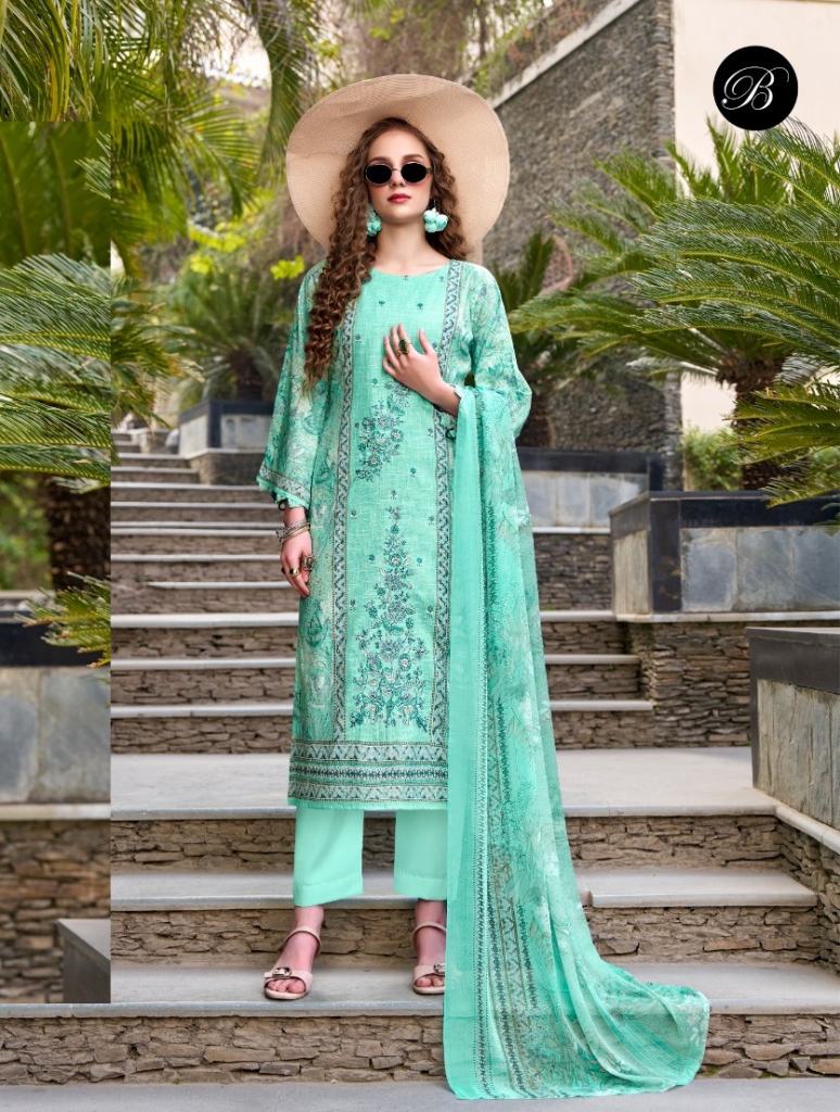 Belliza Rehana Digital Print With Work Dress Material