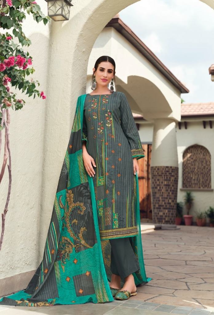 Belliza Shaheena Printed Designer Cotton Dress Material collection 