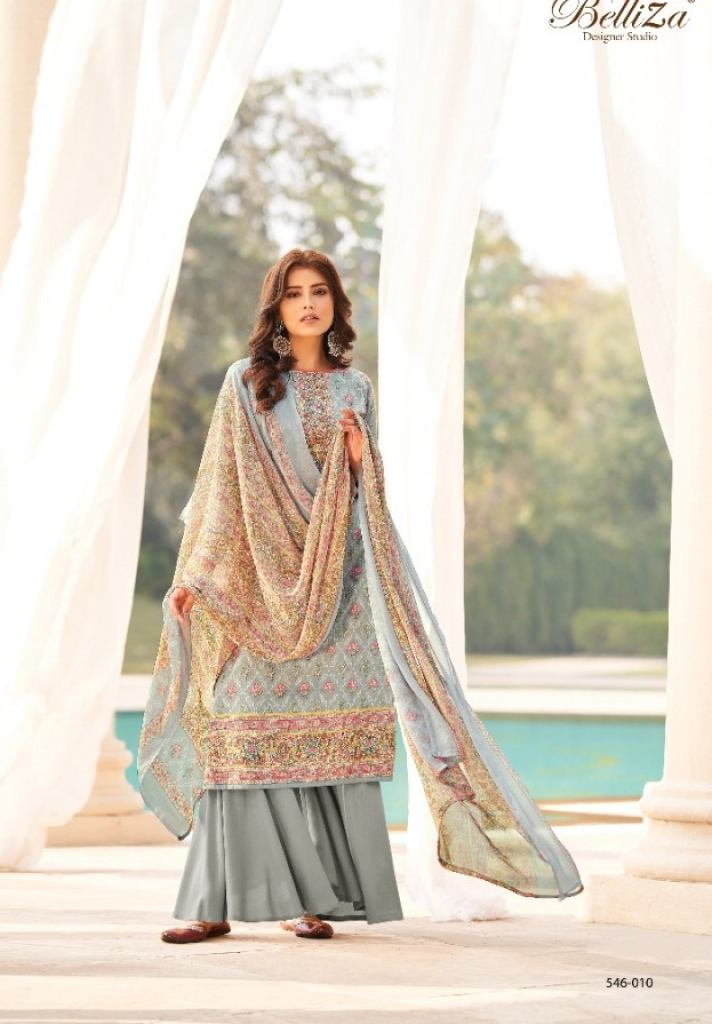 Belliza Vogue Pure Premium  printed cotton dress materials wholesaler 
