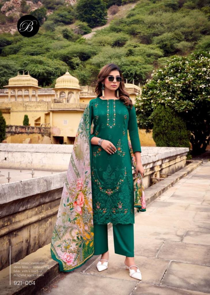 Belliza Zarqash Vol 12 Designer Dress Material