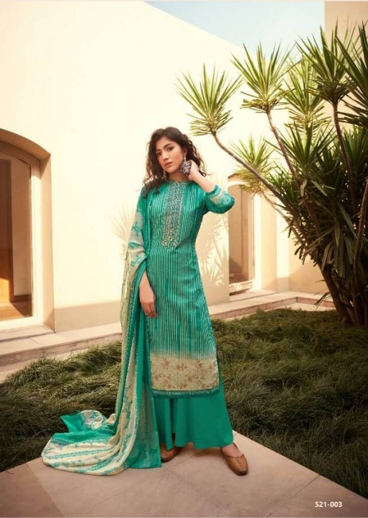 Belliza  presents  Bliss Designer Dress Material 