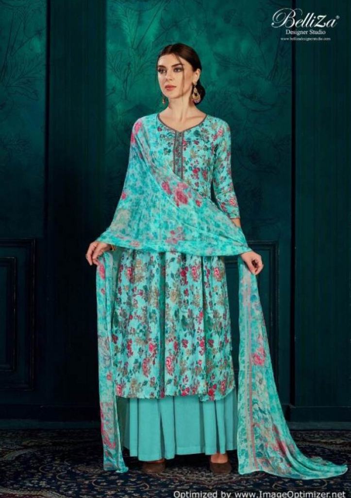 Belliza presents  Noorie  Designer Dress Material