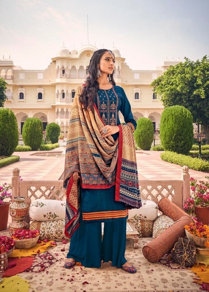 Belliza presents Zarina Designer Dress Material