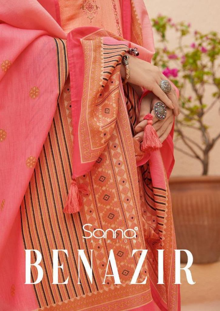 Benazir Designer  Dress Material
