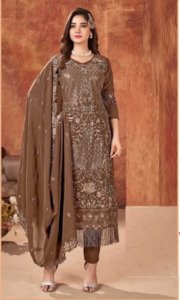 Bilqis B 14 Faux Georgette Pakistani Salwar Suits