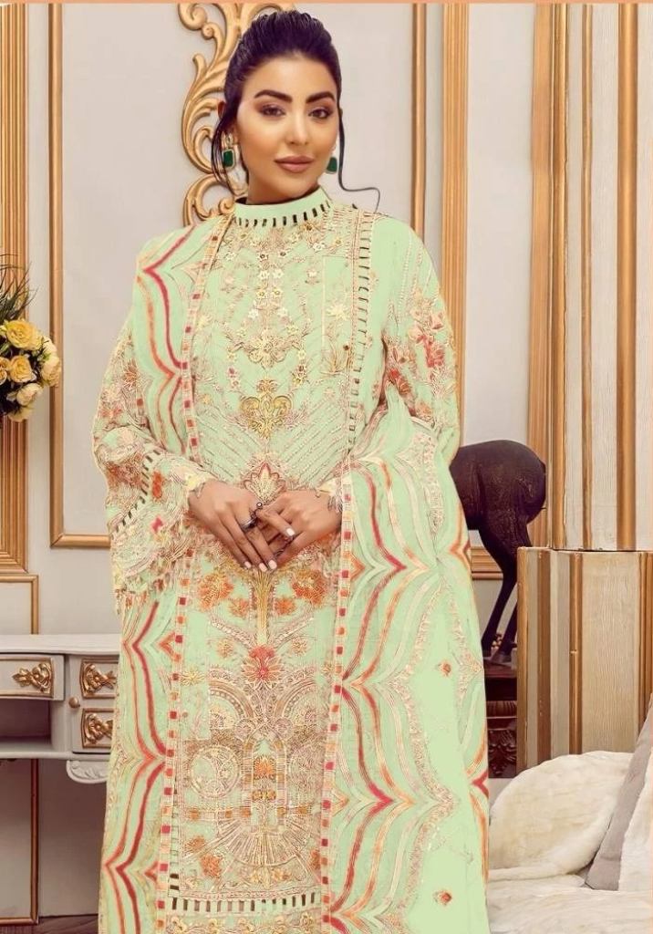 Bilqis B 20 A TO D Georgette Pakistani Salwar Suit