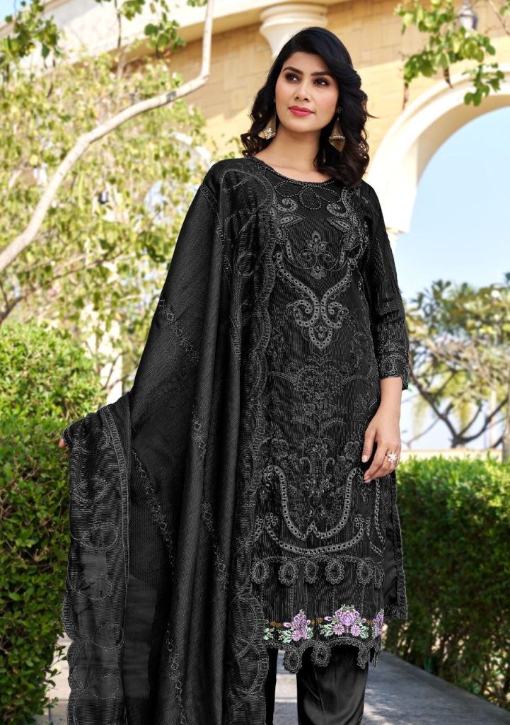 Bilqis B 245 E To I Embroidered Salwar Kameez