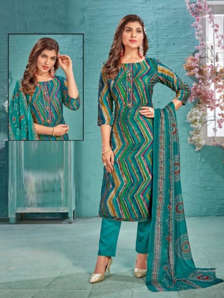 Bipson Kalarang 2036 Readymade Designer Dress Material