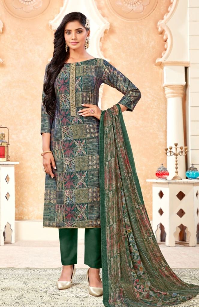 Bipson Kalarang 2057 Pure Viscose Muslin Dress Material Collection