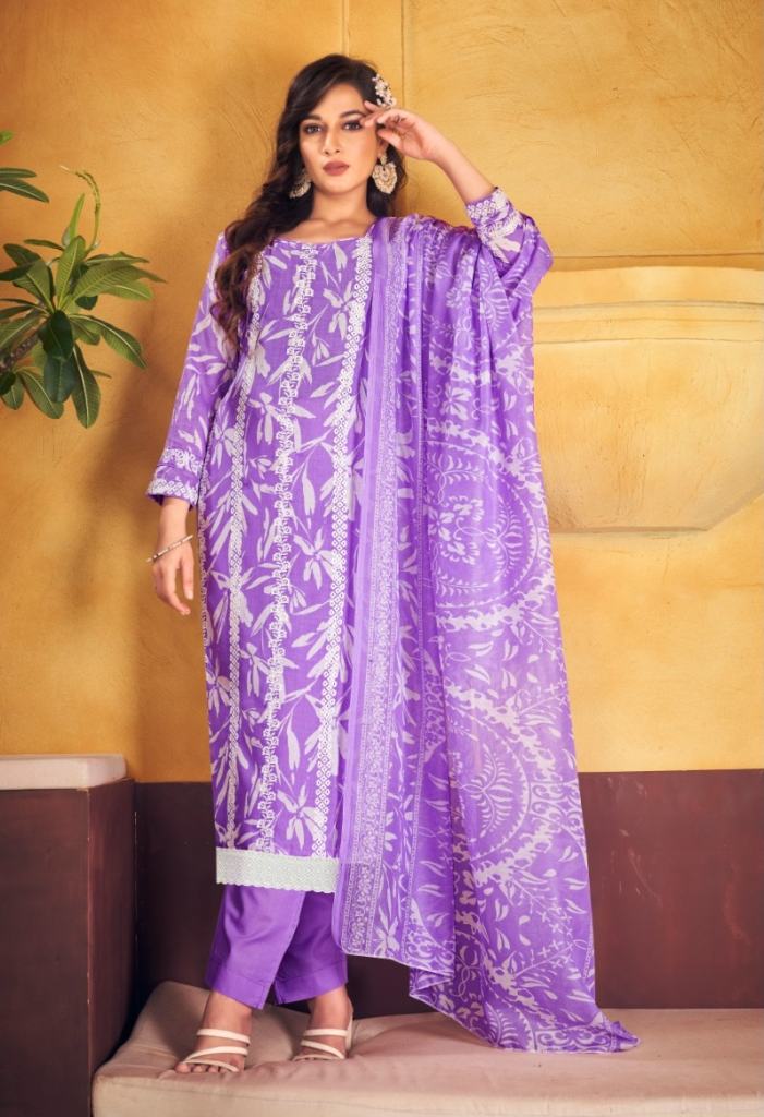 Bipson Thar 2240 Regular Wear Pure Cotton Embroidery Dress Material