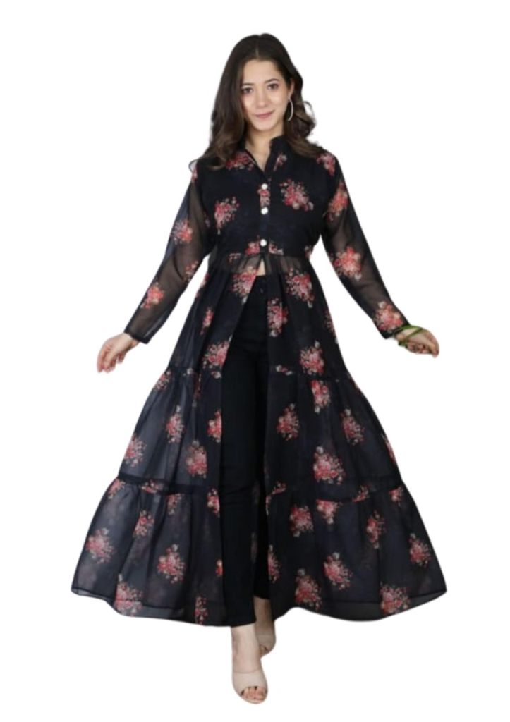 Front Slit long Kurti at Rs599Piece in surat offer by panchhi creation