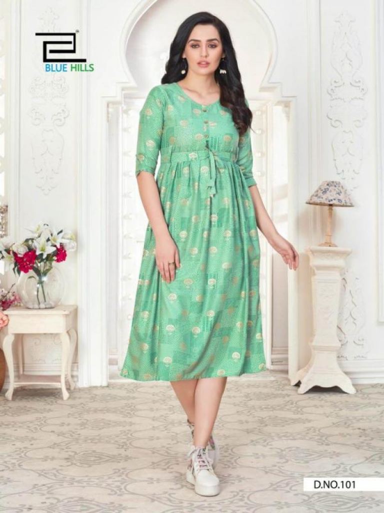 Blue Hills  Presents  Hifi Designer Kurtis Collection