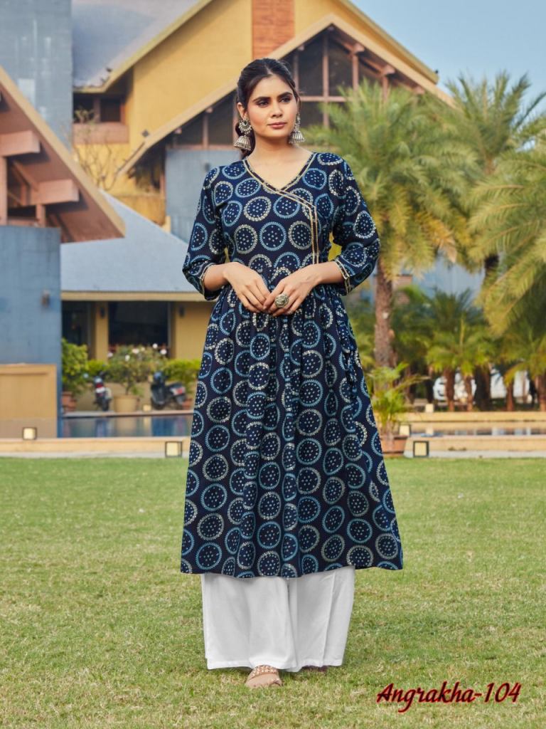 vitara fashion gulmohar 1001-1004 series imported fabrics designer kurtis  catalogue design 2023