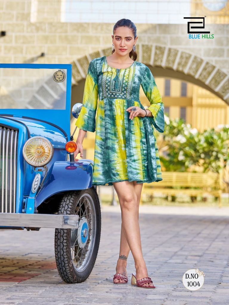 Poonam Designer Tunic Ethnic Wear Short Outfit Western Kurti Designs