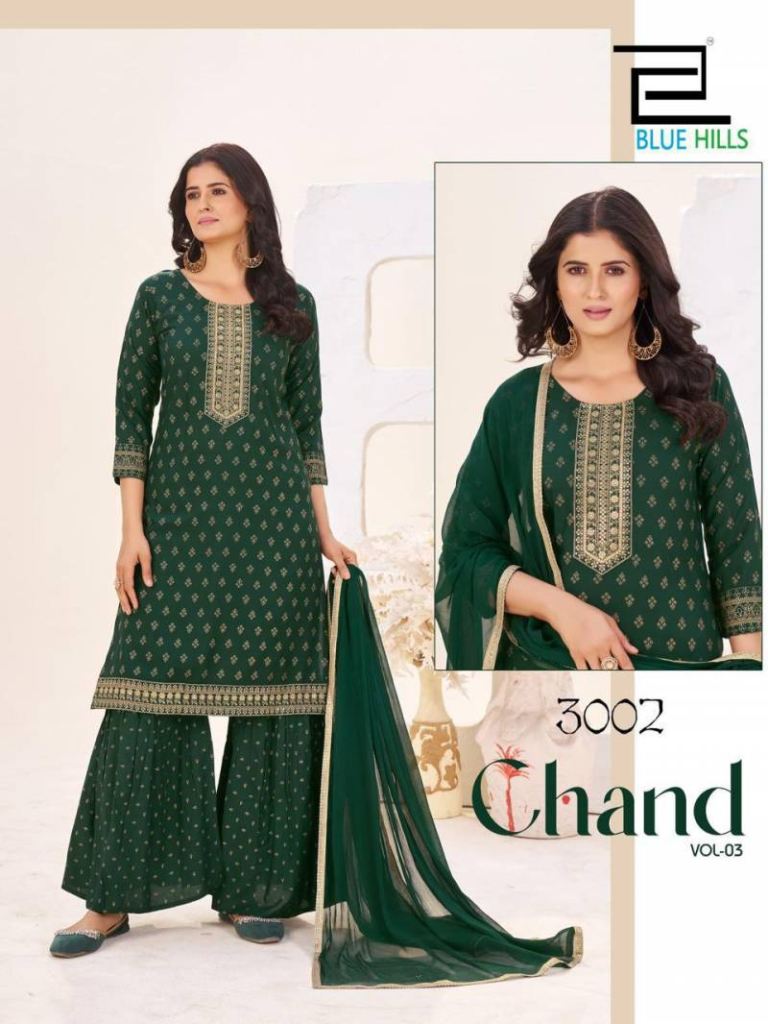 Blue Hills Chand Vol 3 Printed Kurti