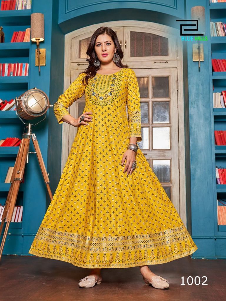 Buy NEEMIYA Women's Rayon Printed Anarkali Kurta|Anarkali Kurti for Women &  Girls|Women's Kurtas & Kurtis Green at Amazon.in