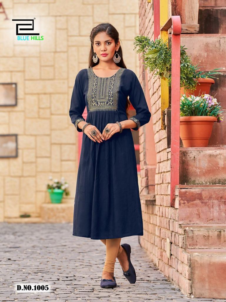 Blue Hills Classic Vol 15 Designer Kurtis Collection