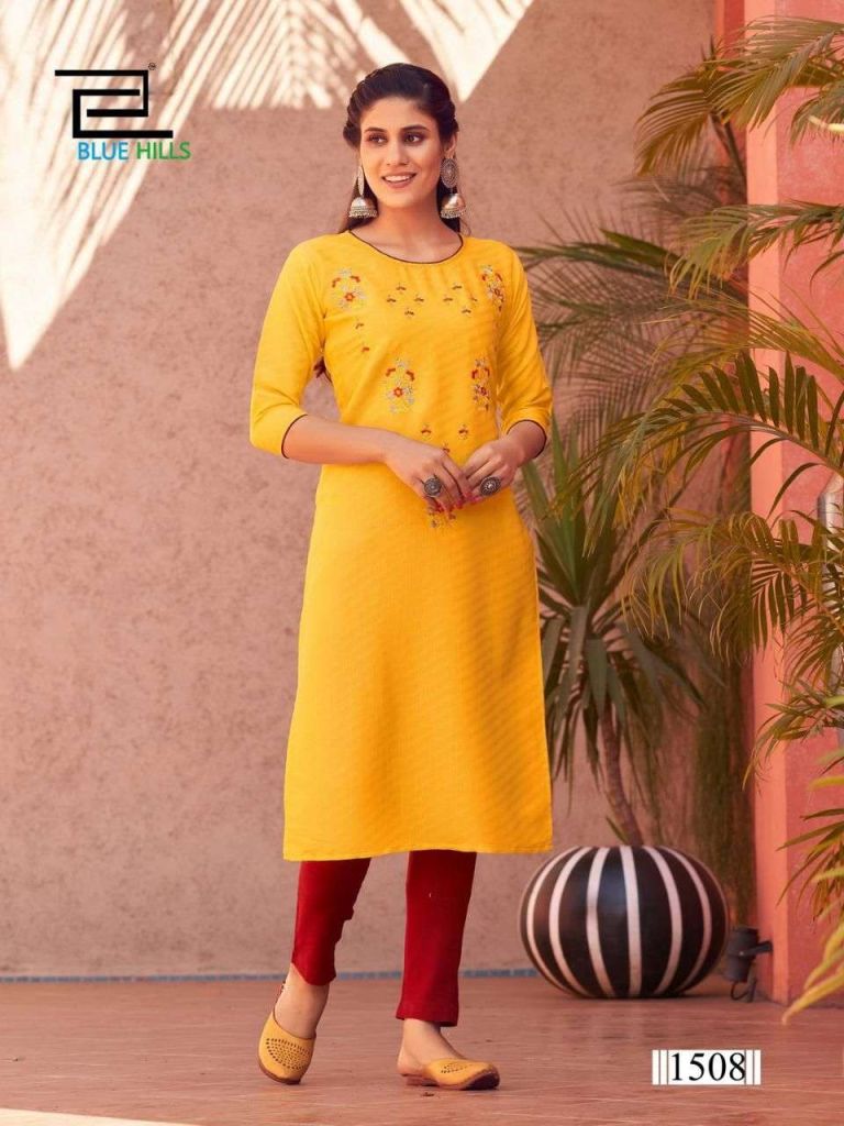 Printed Mustard Yellow Kurta Suit Set – Mayurisa