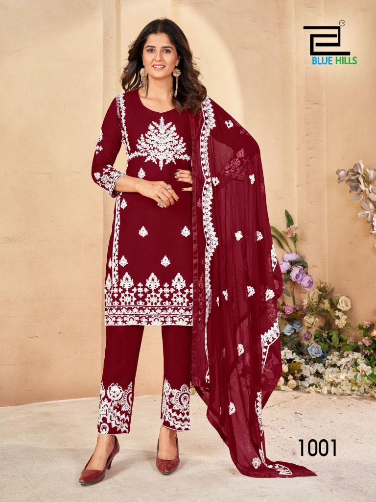 Blue Hills Galaxy Kurti