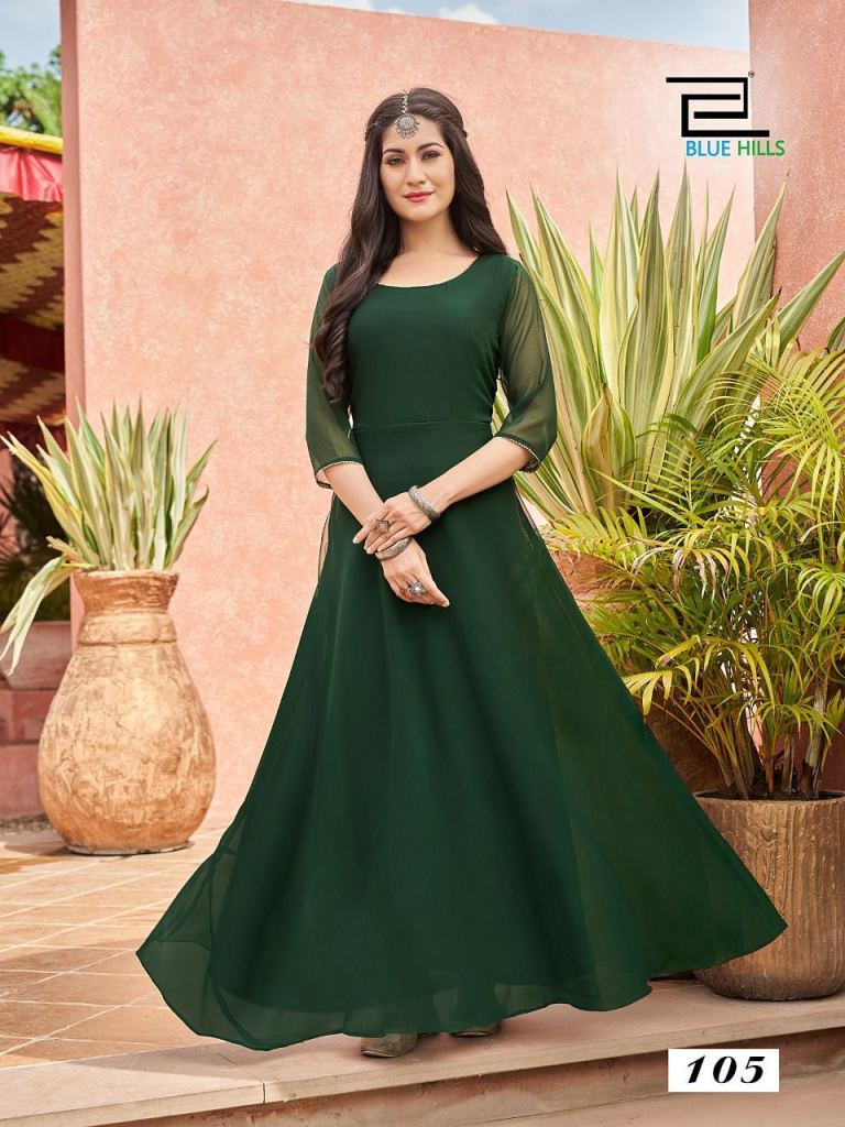 Buy Green Anarkali Features Marodi Hand Work Paired With Embellished  Dupatta And Chudidar by Designer PUNIT BALANA Online at Ogaan.com